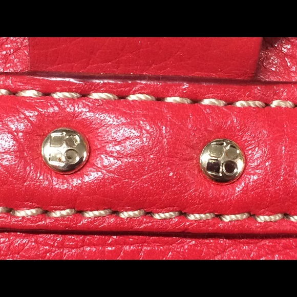 Kate Spade Red Leather Tote - Picture 6 of 7